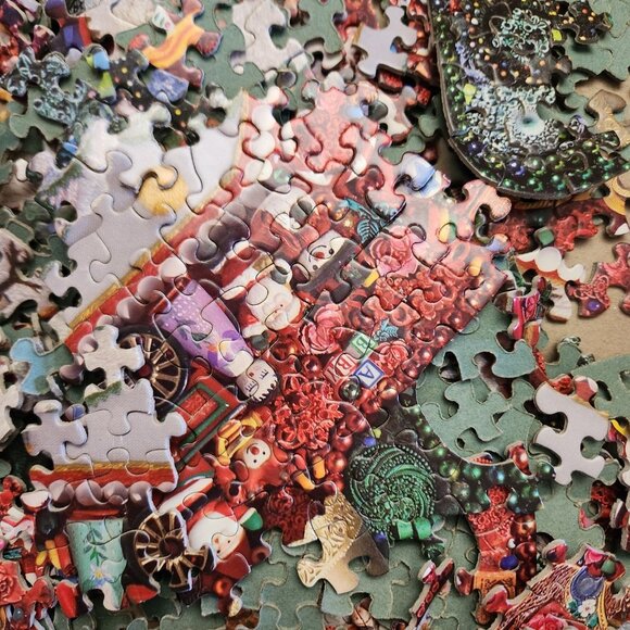 1981 Sleigh Ride An Ornament Shaped Puzzle Hallmark Puzzle - Picture 5 of 6